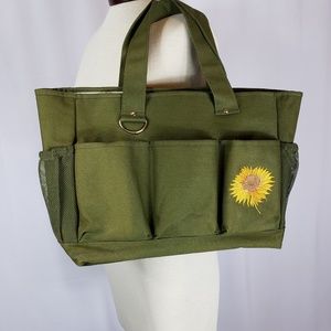 Sunflower Oversized Military Style Tote Bag